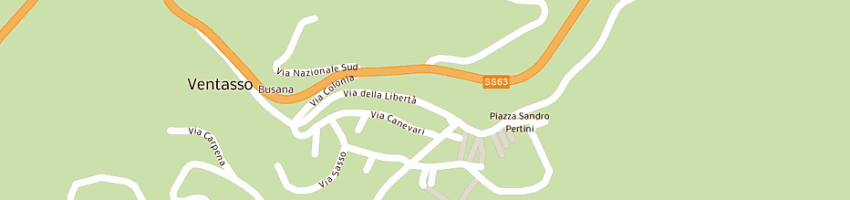 Mappa della impresa b e b (snc) a BUSANA