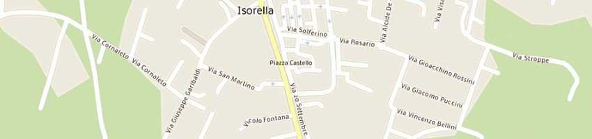 Mappa della impresa polesini italino a ISORELLA