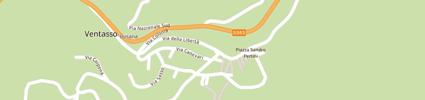 Mappa della impresa albergo ristorante bianchi a BUSANA