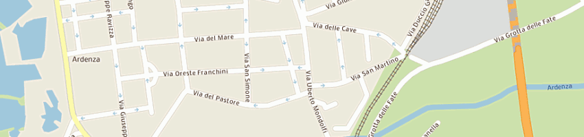 Mappa della impresa centro gioco educativo srl a LIVORNO