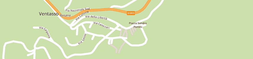 Mappa della impresa farmacia centola drssa maria antonietta a BUSANA