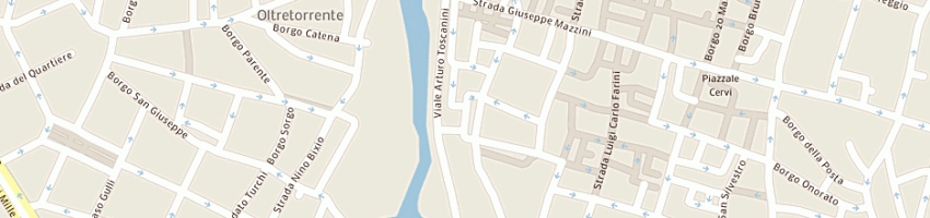 Mappa della impresa pacciani andrea a PARMA