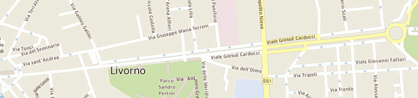 Mappa della impresa ristorante il veliero a LIVORNO
