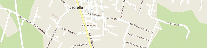 Mappa della impresa pasticceria walter a ISORELLA
