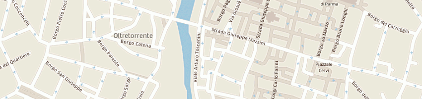 Mappa della impresa copy center snc di fava paola e blatnik emerika a PARMA