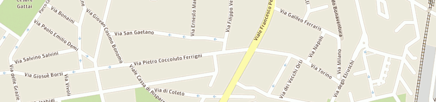 Mappa della impresa giari francesca a LIVORNO