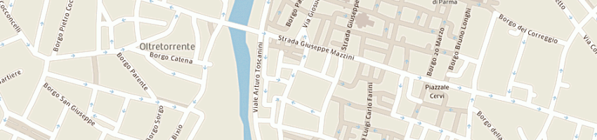 Mappa della impresa servizi assicurativi padano srl a PARMA