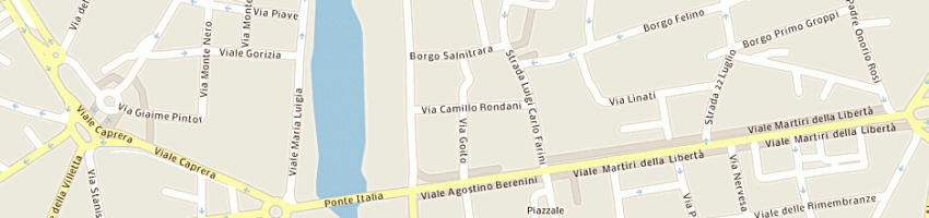 Mappa della impresa collegio dei geometri a PARMA