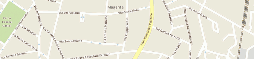 Mappa della impresa panificio antonelli antonella a LIVORNO