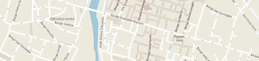 Mappa della impresa libreria dell'ateneo (snc) a PARMA