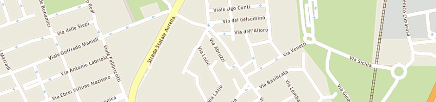 Mappa della impresa nencini paolo a LIVORNO