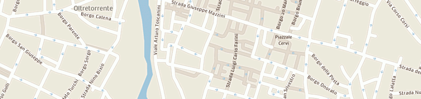 Mappa della impresa ristorante croce di malta a PARMA