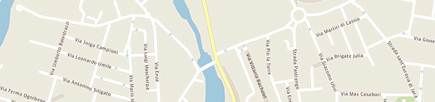Mappa della impresa pizzeria la cucagna a PARMA