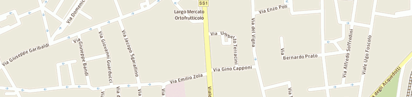 Mappa della impresa bar viale di giovannetti roberto e trovato paolo snc a LIVORNO