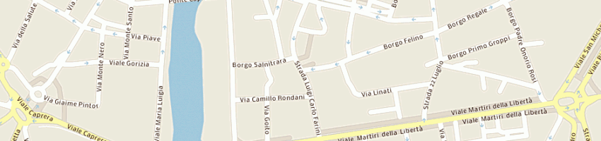Mappa della impresa studio ambiente di paiella arch vladimiro e c sas a PARMA