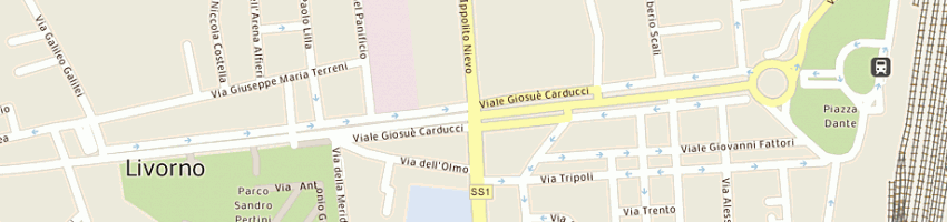 Mappa della impresa eurofinitalia a LIVORNO