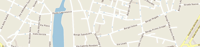 Mappa della impresa centro servizi fabi parma srl a PARMA