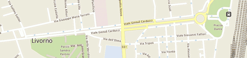 Mappa della impresa livorno reti ed impianti spa a LIVORNO