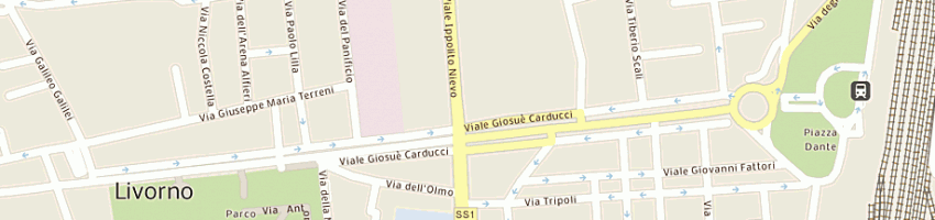 Mappa della impresa baga srl a LIVORNO