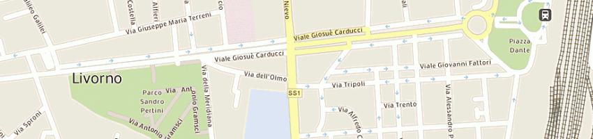 Mappa della impresa mirabelli massimo a LIVORNO