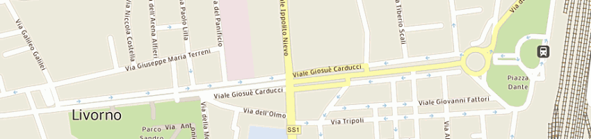 Mappa della impresa bar il tramezzino a LIVORNO