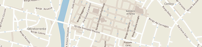 Mappa della impresa verde moda a PARMA