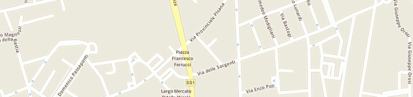 Mappa della impresa confezioni francesca di mascagni francesca a LIVORNO