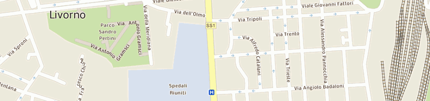 Mappa della impresa canonici sas di canonici ugo motta riccardo e c a LIVORNO