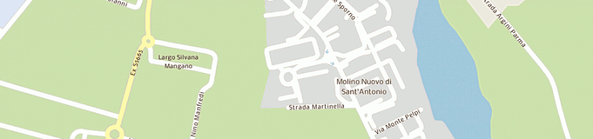Mappa della impresa blu center srl a PARMA