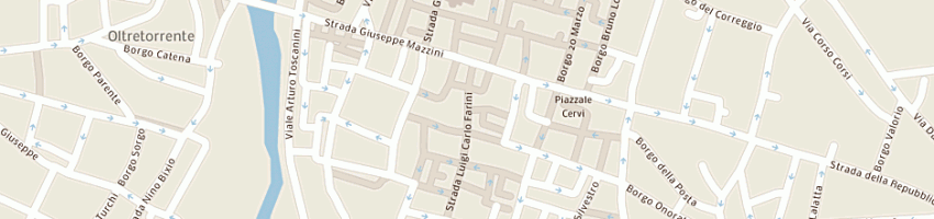 Mappa della impresa movimento sociale - fiamma tricolore a PARMA