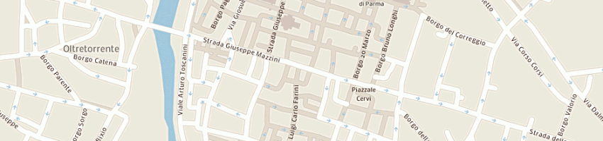 Mappa della impresa freddi e barbieri artigiani pellettieri snc a PARMA
