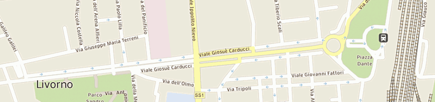 Mappa della impresa immobiliare favati di favati marco a LIVORNO