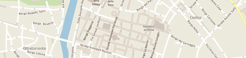 Mappa della impresa romea la torraca srl a PARMA