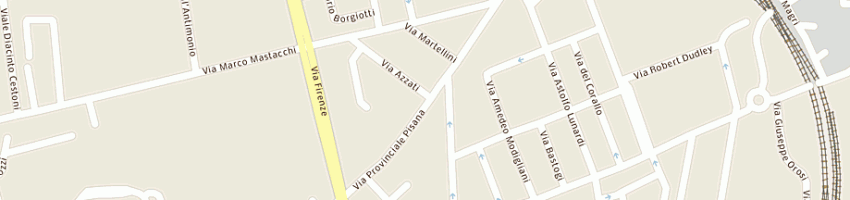 Mappa della impresa biagi guglielmo a LIVORNO