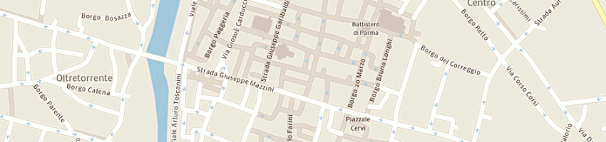 Mappa della impresa studio di consulenze assicurative di garulli roberto a PARMA