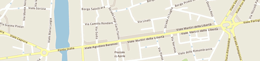 Mappa della impresa catelli adriano a PARMA