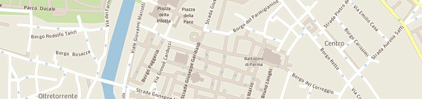 Mappa della impresa g'art parma srl a PARMA