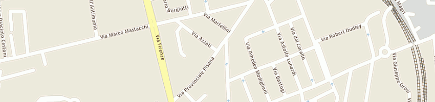 Mappa della impresa 4 zampe di paolini gionata a LIVORNO