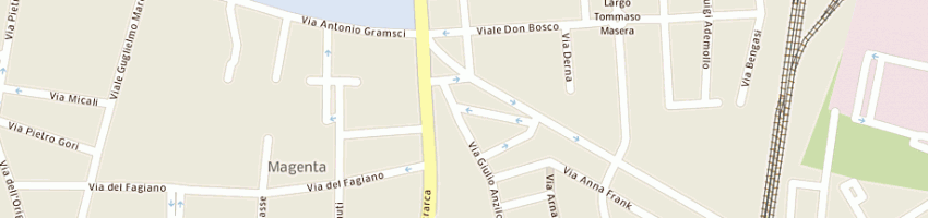 Mappa della impresa giordano pietro a LIVORNO