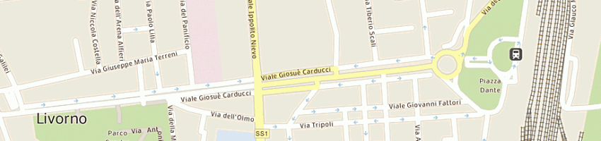 Mappa della impresa saxofone '95 srl a LIVORNO