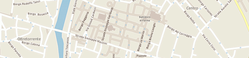 Mappa della impresa farmacia pirani di battaglia dottssa franca a PARMA