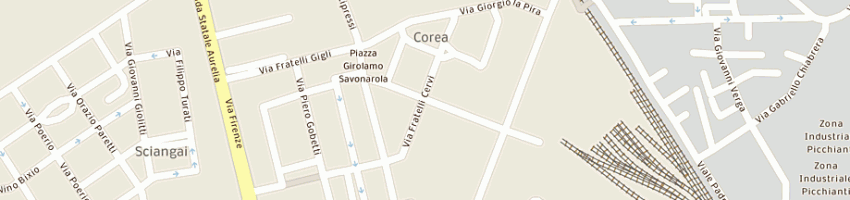 Mappa della impresa parrocchia nostra signora di fatima a LIVORNO