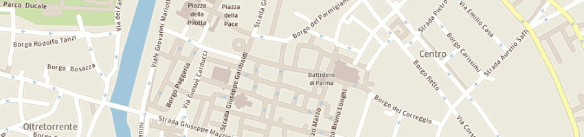 Mappa della impresa palmerini alberto sas a PARMA