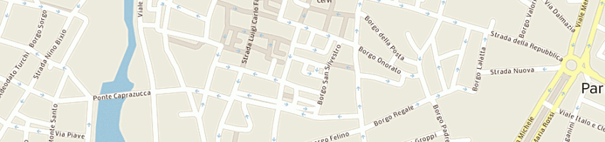 Mappa della impresa ombre rosse di giovanni maestri e csas a PARMA