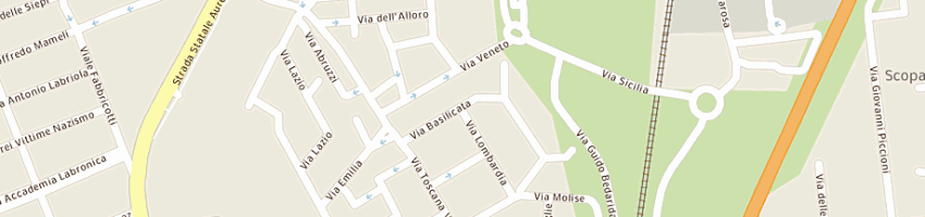 Mappa della impresa il vecchio forno di gigli nadia snc di citi paolo e c a LIVORNO