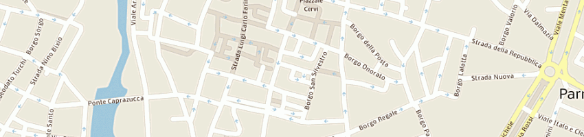 Mappa della impresa manfredi alessio a PARMA