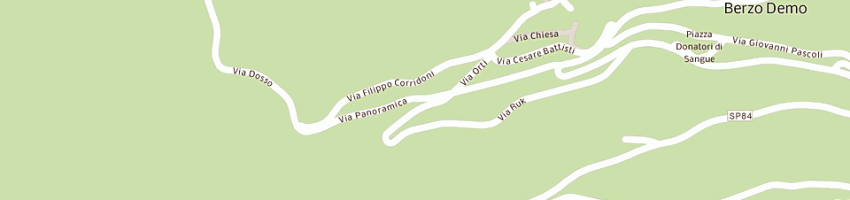 Mappa della impresa baccanelli salvino a BERZO DEMO