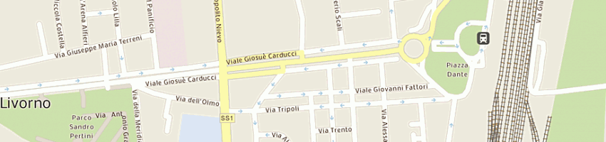 Mappa della impresa matteucci aldo a LIVORNO