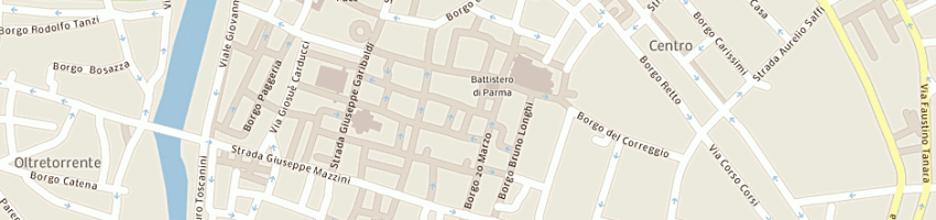 Mappa della impresa merico maria daniela a PARMA