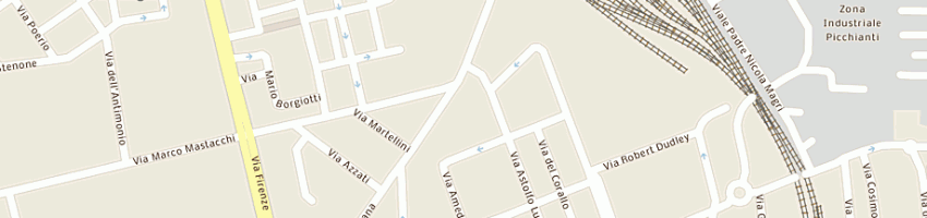 Mappa della impresa inghilleri vito a LIVORNO